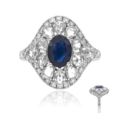 Anello in oro con Zaffiro Ceylon (CIRARI)