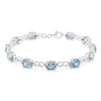 Bracciale in argento con Topazio Blue Paradise