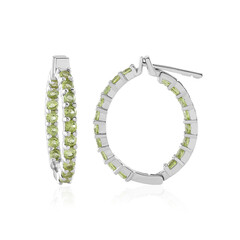 Orecchini in argento con Peridoto