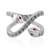 Anello in argento con Rubino (Annette classic)