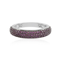 Anello in argento con Rodolite