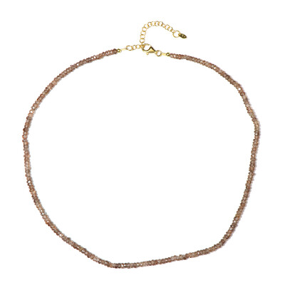 Collana in argento con Zircone Rosa