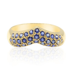 Anello in oro con Zaffiro Blu (Estée Collection)