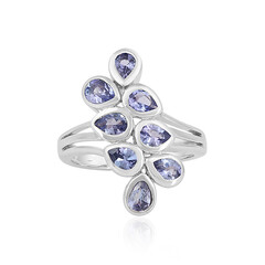 Anello in argento con Tanzanite