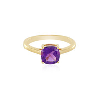 Anello in argento con Ametista Zambiana