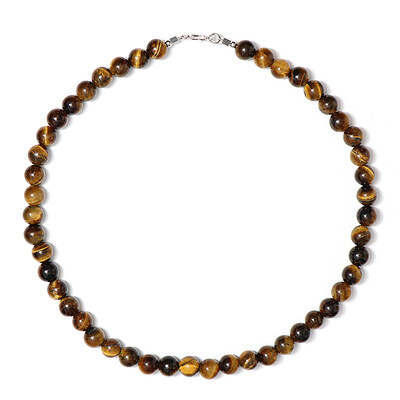 Collana in argento con Occhio di Tigre