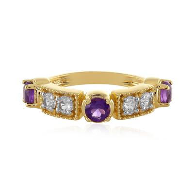Anello in argento con Ametista