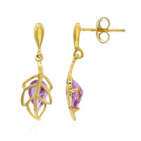 Orecchini in argento con Ametista Rose de France