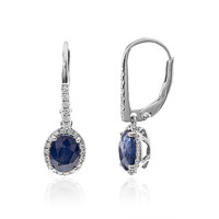 Orecchini in oro con Zaffiro Ceylon Blu (CIRARI)