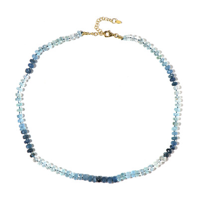Collana in argento con Acquamarina Santa Maria (Adela Silber)