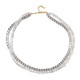 Collana in argento con Quarzo Bianco