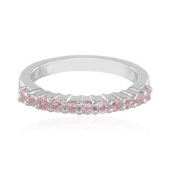 Anello in argento con Tormalina Rosa Nigeriana