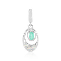 Ciondolo in argento con Smeraldo Russo