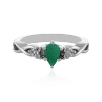 Anello in argento con Smeraldo Socoto