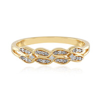 Anello in argento con Diamante I2 (I)