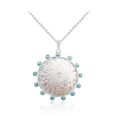 Collana in argento con Madreperla (Anne Bever)