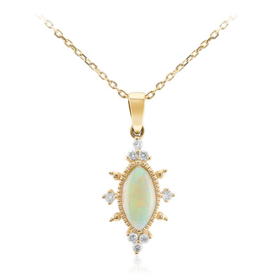 Collana in oro con Opale di Welo AAA (CIRARI)