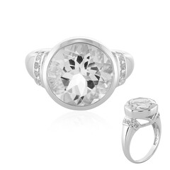 Anello in argento con Quarzo Bianco