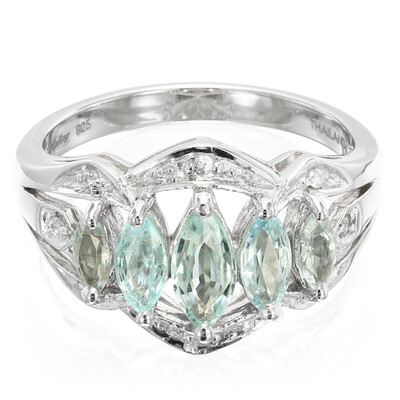 Anello in argento con Tormalina Paraíba