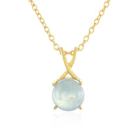Collana in argento con Acquamarina