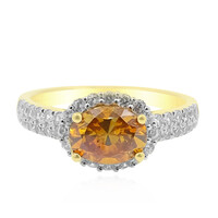Anello in oro con Sfalerite