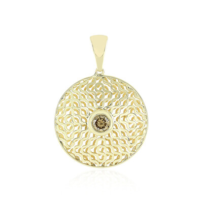 Ciondolo in oro con Diamante Champagne I2 (Ornaments by de Melo)