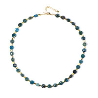 Collana in argento con Apatite Blu Neon