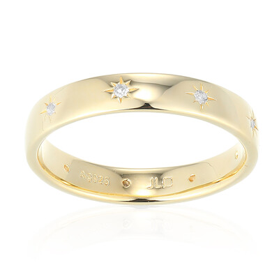 Anello in argento con Topazio Bianco