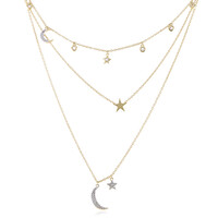 Collana in argento con Topazio Bianco