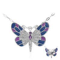 Spilla in argento con Ametista (Dallas Prince Designs)