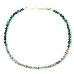 Collana in argento con Crisocolla (Riya)