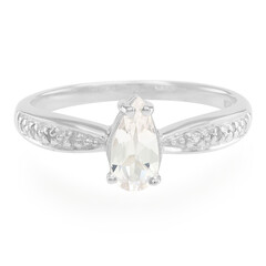 Anello in argento con Morganite