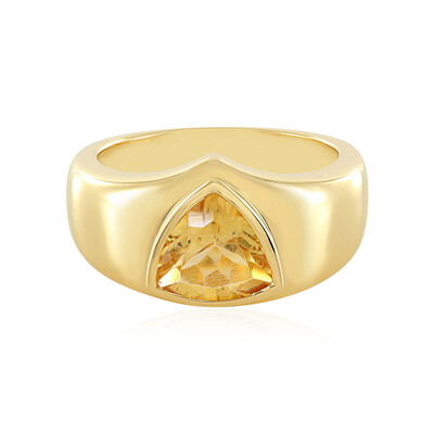 Anello in argento con Citrino