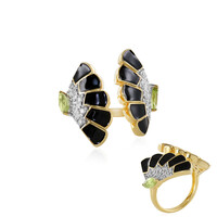 Anello in argento con Peridoto