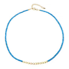 Collana in argento con Apatite Blu Neon