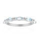Anello in argento con Topazio Blu Cielo