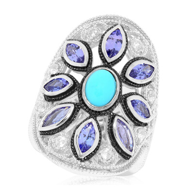 Anello in argento con Turchese (Dallas Prince Designs)