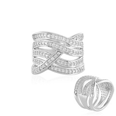 Anello in argento con Zircone