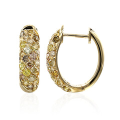 Orecchini in oro con Diamante Fancy SI2 (CIRARI)