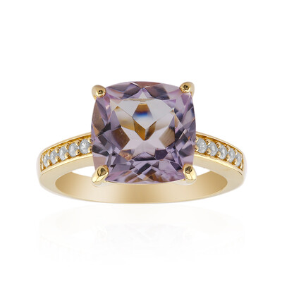Anello in argento con Ametista Boliviana