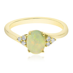 Anello in oro con Opale di Welo AAA
