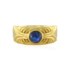 Anello in argento con Zaffiro Stellato Blu