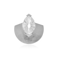 Ciondolo in argento con Quarzo Bianco