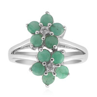 Anello in argento con Smeraldo
