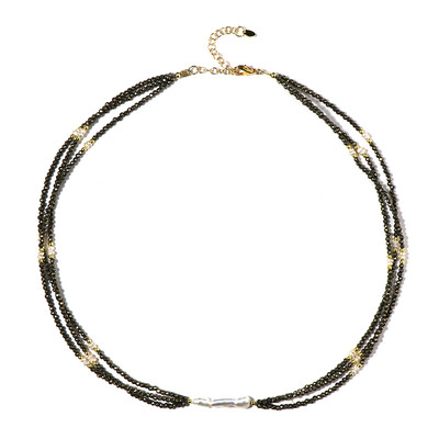 Collana in argento con Pirite (Riya)