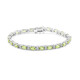 Bracciale in argento con Peridoto della Birmania