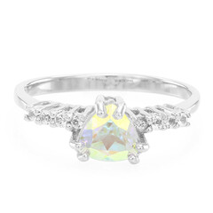 Anello in argento con Topazio Moonlight