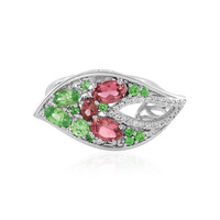 Anello in argento con Tormalina Rosa Nigeriana