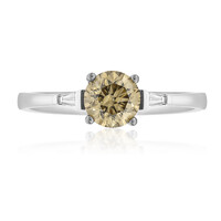 Anello in oro con Diamante Cioccolato SI2 (CIRARI)