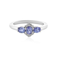 Anello in argento con Tanzanite